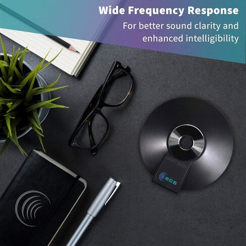 طقم ميكروفون WordForum USB مزود بسبعة (7) ميكروفونات بنطاق 360 درجة للمؤتمرات: واحد (1) مجهز بمنفذ USB، وستة (6) 3.5 ملم مجهز لسلسلة ديزي in Kuwait