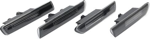 HECASA Side Marker Lights 4Pcs Compatible with 2004-2008 Honda Acura TL Base Models Side Marker Lamps Reflectors Front & Rear Fender Marker Lights Smoke Lens and White LED in Saudi Arabia