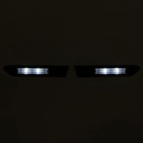 HECASA Side Marker Lights 4Pcs Compatible with 2004-2008 Honda Acura TL Base Models Side Marker Lamps Reflectors Front & Rear Fender Marker Lights Smoke Lens and White LED in Saudi Arabia