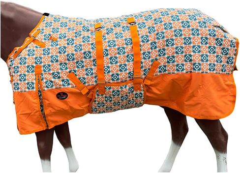 HILASON 1200D Winter Waterproof Poly Horse Blanket Belly Wrap | Horse Blanket | Horse Turnout Blanket | Horse Blankets for Winter | Waterproof Turnout Blankets for Horses | Blankets for Horses 75 in in Kuwait