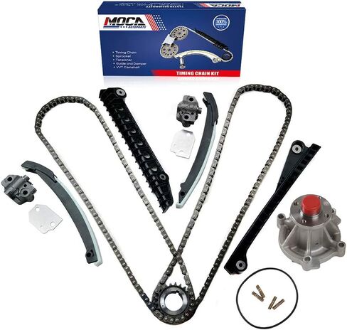 MOCA Timing Chain Kit & Water Pump for 97-00 for Ford E-150 E-250 E-350 E-450 Econoline & 00-01 for Ford Excursion Expedition & 97-01 for Ford F-150 F-250 5.4L 330CID V8 SOHC in Saudi Arabia