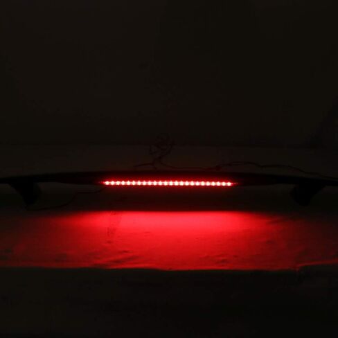 Trunk Spoiler Compatible with Universal Cars, IKON Style Glossy Black ABS Spoiler Wing BodyKit with 3rd Brake Light by IKON MOTORSPORTS in Saudi Arabia