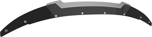 Rear Wickerbill Spoiler Fits 2015-2022 Dodge Charger SRT SXT Scat Pack Hellact, Add-on Style 3-Pieces (Gloss Black) in Saudi Arabia