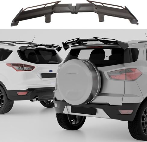 Rear Roof Spoiler Wing Compatible with for Ford Escape Ecosport Kuga Accessories SUV All Models All Years Painted Gloss Black GT Spoiler Hatch Mounted in Kuwait