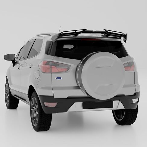 Rear Roof Spoiler Wing Compatible with for Ford Escape Ecosport Kuga Accessories SUV All Models All Years Painted Gloss Black GT Spoiler Hatch Mounted in Kuwait