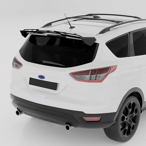 Rear Roof Spoiler Wing Compatible with for Ford Escape Ecosport Kuga Accessories SUV All Models All Years Painted Gloss Black GT Spoiler Hatch Mounted in Kuwait