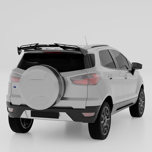 Rear Roof Spoiler Wing Compatible with for Ford Escape Ecosport Kuga Accessories SUV All Models All Years Painted Gloss Black GT Spoiler Hatch Mounted in Kuwait