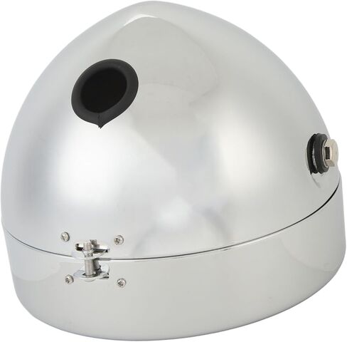 Motorcycle Headlight Housing 67789 91 Finish Aluminum Alloy 7 Inch - Secure, Durable Fit for 7in LED, H4 Halogen & Sealed Beam Headlamps, Stylish Upgrade for Motorcycles in Saudi Arabia