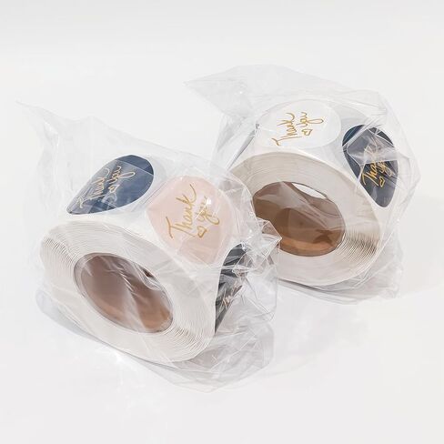 Thank You Stickers Small Business - 1 Rolls 500 Pieces Thank You for Supporting My Small Business Stickers Labels for Envelopes, Bubble Mailers and Gift Bags Packaging, 1 Inch，500 Pieces Each Roll in Saudi Arabia