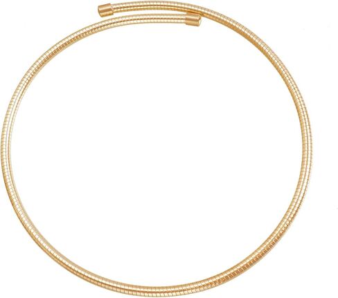 Bold Elegant Chunky Gold Open Choker Collar Necklace for Women Stainless Steel Snake Chain Exaggerated Necklace in Saudi Arabia