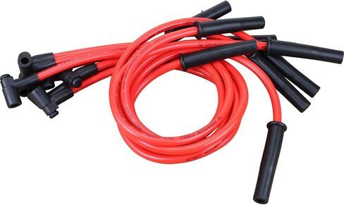 AIP Electronics Huge 10mm Dragon FIRE Performance HEI Spark Plug Wires Compatible with 1964-1978 Mopar Dodge 273-318-340-360 OEM Fit PWJ119 in Saudi Arabia