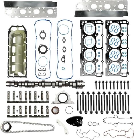 5.7 HEMI MDS Lifters Camshaft kit Timing Chain Oil Pan Gasket Overhaul Replacement Kit Fit For 2009-2015 Chrysler Aspen Ram 1500 Durango 5.7L 53022263AE 53022314AD in Saudi Arabia
