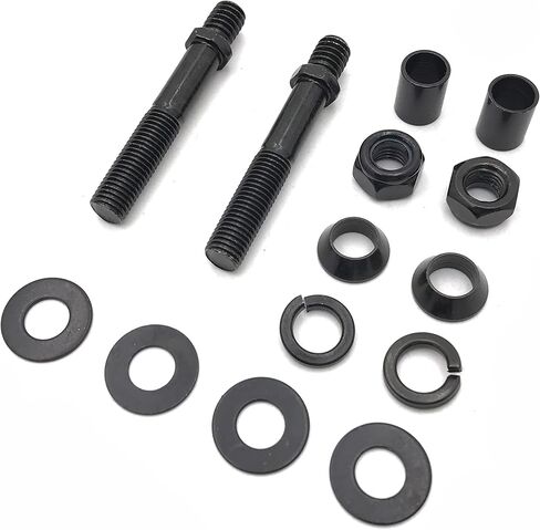 HTTMT H-D Bolts- Black 2X Turn Signal Adapter Hardware Mounting Bolt Kits Compatible with H-D Side Mirrors in Saudi Arabia