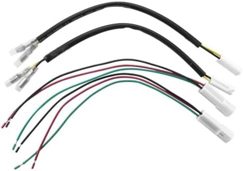 4pcs Motorcycle Turn Signal Wiring Harness Adapters Indicator Connectors Blinker Cable Plug Wires for Yamaha Tenere 700/Rally 2019-2023 MT-09 MT-07 2014-2020 in Kuwait