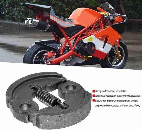 قابض للدراجة الصغيرة، قابض دراجة صغير من سبائك الألومنيوم مع أجزاء زنبركية، استبدال قابض الدراجة شديد التحمل 3.94 بوصة للدراجات الصغيرة 33cc/43cc/49cc، X 1 2 6 7 8 سكوتر in Kuwait