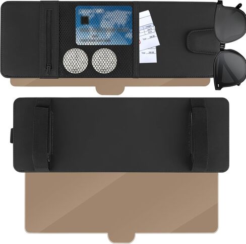 Windspeed Polarized Sun Visor Extender for Car Visor Extender Sun Blocker with Sunglasses Holder Card Storage Net Bag and Cloth Bag, Protect from Glare and Harmful Light in Saudi Arabia