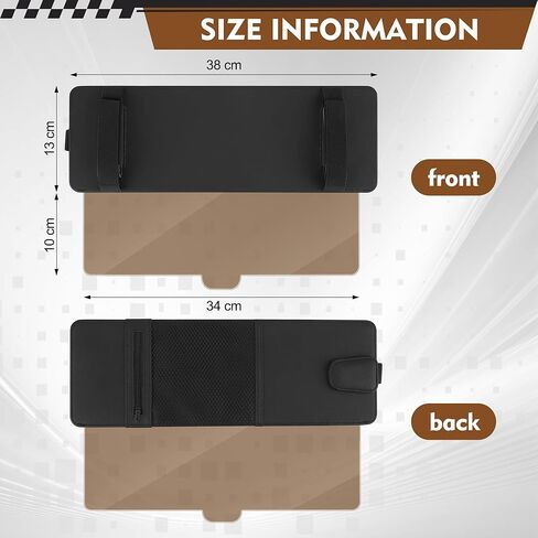 Windspeed Polarized Sun Visor Extender for Car Visor Extender Sun Blocker with Sunglasses Holder Card Storage Net Bag and Cloth Bag, Protect from Glare and Harmful Light in Saudi Arabia