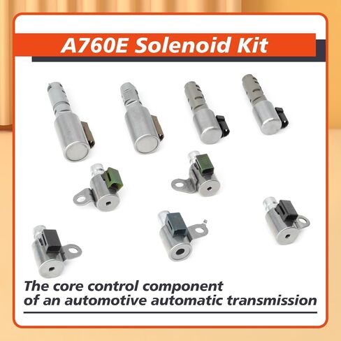A760E Automatic Transmission Shift Solenoid Kit Replacement for Lexus IS350 LS430 GS350 GX460 RC200t RC300 RC350 for Tundra for 4Runner for Tacoma 2005-2011, Replace A760 A761E A960E AB60E in Saudi Arabia
