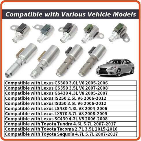 A760E Automatic Transmission Shift Solenoid Kit Replacement for Lexus IS350 LS430 GS350 GX460 RC200t RC300 RC350 for Tundra for 4Runner for Tacoma 2005-2011, Replace A760 A761E A960E AB60E in Saudi Arabia