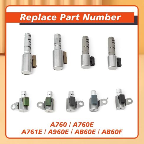 A760E Automatic Transmission Shift Solenoid Kit Replacement for Lexus IS350 LS430 GS350 GX460 RC200t RC300 RC350 for Tundra for 4Runner for Tacoma 2005-2011, Replace A760 A761E A960E AB60E in Saudi Arabia