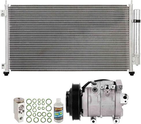 مجموعة مكيف الهواء مع مكثف وضاغط تيار متردد ومجفف لسيارة Honda Accord & CrossTour مع 3.5 لتر V6 - BuyAutoParts 61-89495R6 جديد in Kuwait