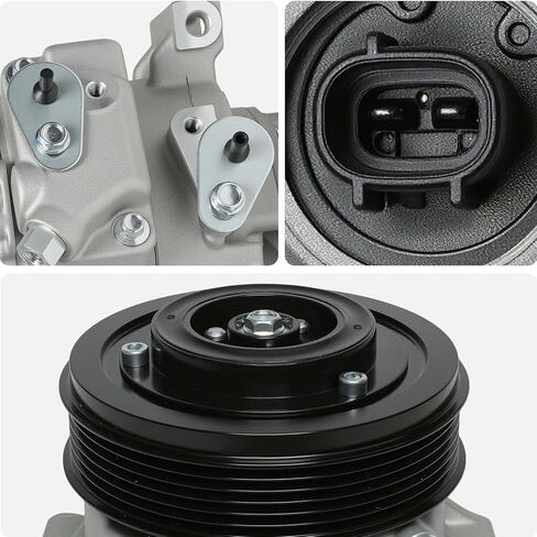 ضاغط مكيف الهواء AISIN ACCT-00569 - متوافق مع Toyota Corolla 2009-2010 1.8L، Matrix 2009-2010&2012 1.8L، Scion xD 2008-2014 1.8L - مع أخدود 6 بكرات، مع قابض in Saudi Arabia