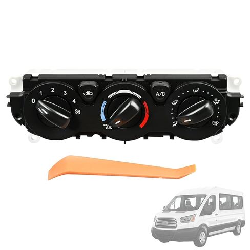وحدة التحكم في المناخ لسخان مكيف الهواء CK4Z-19980-A متوافقة مع Ford Transit 150 250 350 350HD 2015 2016 2017 2018 2019 استبدال CK4Z-19980-B، مفتاح وحدة التحكم HVAC in Saudi Arabia
