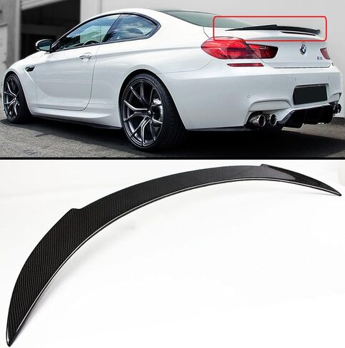 Cuztom Tuning Fits for 2012-2017 BMW F13 F06 640i 650i M6 V Style Carbon Fiber Trunk Spoiler Wing Lid in Saudi Arabia