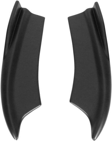 FREEMOTOR802 Rear Bumper Side Aprons, Compatible with 2015-2023 Dodge Charger SRT, Rear Bumper Lip Diffuser Spoiler Side Corner Apron Spat Valance Splitters, V2 Style PP 2PCS, Unpainted Black in Saudi Arabia