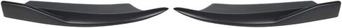 FREEMOTOR802 Rear Bumper Side Aprons, Compatible with 2015-2023 Dodge Charger SRT, Rear Bumper Lip Diffuser Spoiler Side Corner Apron Spat Valance Splitters, V2 Style PP 2PCS, Unpainted Black in Saudi Arabia