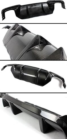 Real Carbon Fiber Rear Bumper Diffuser Replacement - DTM Style Compatible for 2011-2016 BMW F10 5 Series 535i 528i 550i in Saudi Arabia