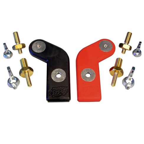 XS Power I-BAR Marine Terminal Adaptor – Top Only with 5/16" and 3/8" Studs and Wingnuts – Copper Coated Corrosion Resistant Bus Bar for Boats, Jet Skis – Compatible and Easy Tool in Saudi Arabia