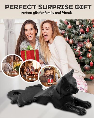 Vintage Cast Iron Cat Door Stop – Heavy-Duty Rust-Proof Door Holder for Home & Office, Handcrafted Antique Cute Vintage Rustic Door Stop in Kuwait