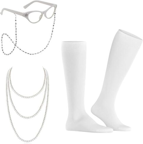 زي السيدة العجوز للنساء، للبالغين 100 يوم من المدرسة للبالغين 100 يوم من المدرسة، زي الجدة، إكسسوارات الأزياء التنكرية in Kuwait