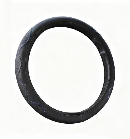 Steering Wheel Cover Premium Microfiber Leather, Non-Slip Grip Universal Fit for Most Cars, Sedans, SUVs, Trucks - Easy Install, Comfortable & Breathable in Saudi Arabia