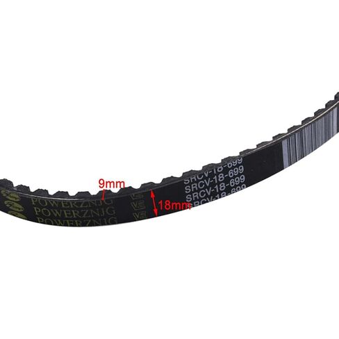 Motorcycle Drive Belt 699 18 Black SRCV-18-699 for 2 Stroke Motor Scooter Moped Quad Buggy 50cc-80cc in Saudi Arabia