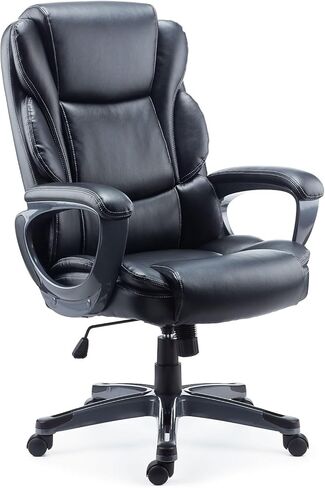 Staples Mcallum Bonded Leather Manager Chair, Black,2/Pack in Saudi Arabia