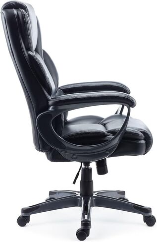 Staples Mcallum Bonded Leather Manager Chair, Black,2/Pack in Saudi Arabia