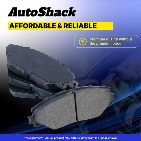 مجموعة وسادات الفرامل الأمامية والخلفية من السيراميك من AutoShack لاستبدال 2013-2024 ميتسوبيشي أوتلاندر سبورت 2014-2019 ميتسوبيشي أوتلاندر 8-PC in Kuwait
