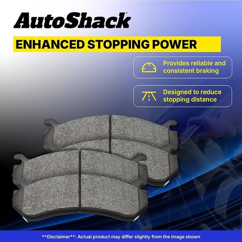 مجموعة وسادات الفرامل الأمامية والخلفية من السيراميك من AutoShack لاستبدال 2013-2024 ميتسوبيشي أوتلاندر سبورت 2014-2019 ميتسوبيشي أوتلاندر 8-PC in Kuwait