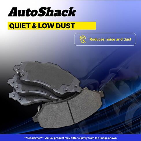مجموعة وسادات الفرامل الأمامية والخلفية من السيراميك من AutoShack لاستبدال 2013-2024 ميتسوبيشي أوتلاندر سبورت 2014-2019 ميتسوبيشي أوتلاندر 8-PC in Kuwait