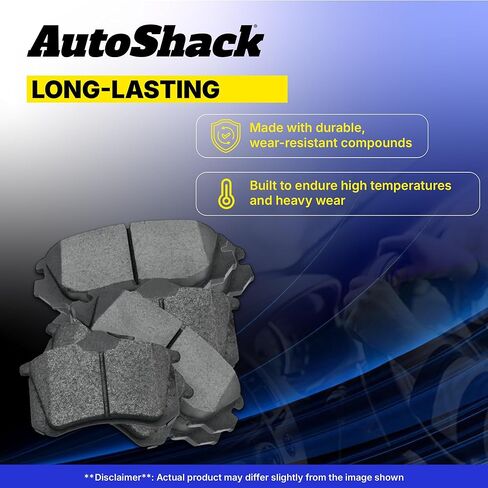 مجموعة وسادات الفرامل الأمامية والخلفية من السيراميك من AutoShack لاستبدال 2013-2024 ميتسوبيشي أوتلاندر سبورت 2014-2019 ميتسوبيشي أوتلاندر 8-PC in Kuwait