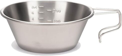 كوب حقيبة الظهر تيتانيوم E-204 للجنسين من سنو بيك، فضي، 322 مل in Kuwait