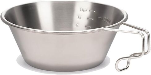 كوب حقيبة الظهر تيتانيوم E-204 للجنسين من سنو بيك، فضي، 322 مل in Kuwait