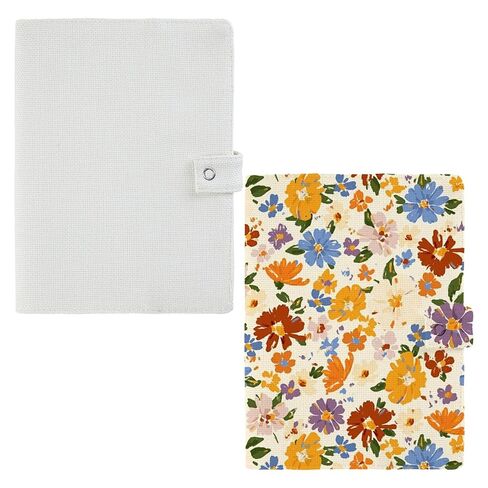 KINCHYGO, Sublimation Notebooks Cover A5 Linen Cotton Book Hard Covers Blank in Saudi Arabia
