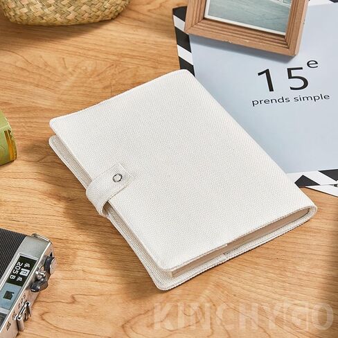 KINCHYGO, Sublimation Notebooks Cover A5 Linen Cotton Book Hard Covers Blank in Saudi Arabia
