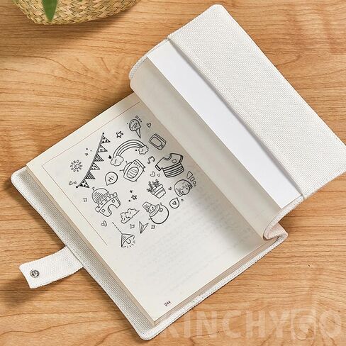 KINCHYGO, Sublimation Notebooks Cover A5 Linen Cotton Book Hard Covers Blank in Saudi Arabia