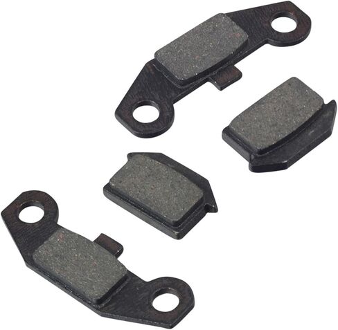 AlveyTech Front Brake Caliper Pads for Coleman AT125-EX & AT125-UT ATVs (Sets of 2) - Durable Left and Right Brake Compression Asymmetric Pads, Replacement Part, 4-Wheeler ATV Accessories, DIY Install in Saudi Arabia