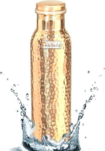 زجاجة نحاسية بريشا إنديا كرافت، تصميم على شكل مطرقة، سعة 600 مل in Kuwait