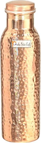 زجاجة نحاسية بريشا إنديا كرافت، تصميم على شكل مطرقة، سعة 600 مل in Kuwait